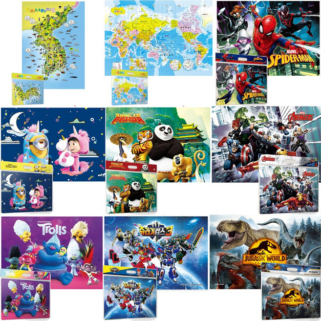 퍼즐마을 38종 택일 2개이상 무료 판퍼즐 80P 80조각 80피스 겨울왕국 어벤져스 쥬라기월드 세계지도 프린세스 곰돌이 토이, 21 마다가스카80-161, 1개