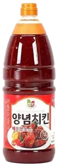 RG110P2T청우 첫맛 치킨양념소스 매운맛 2 1kg, 110개