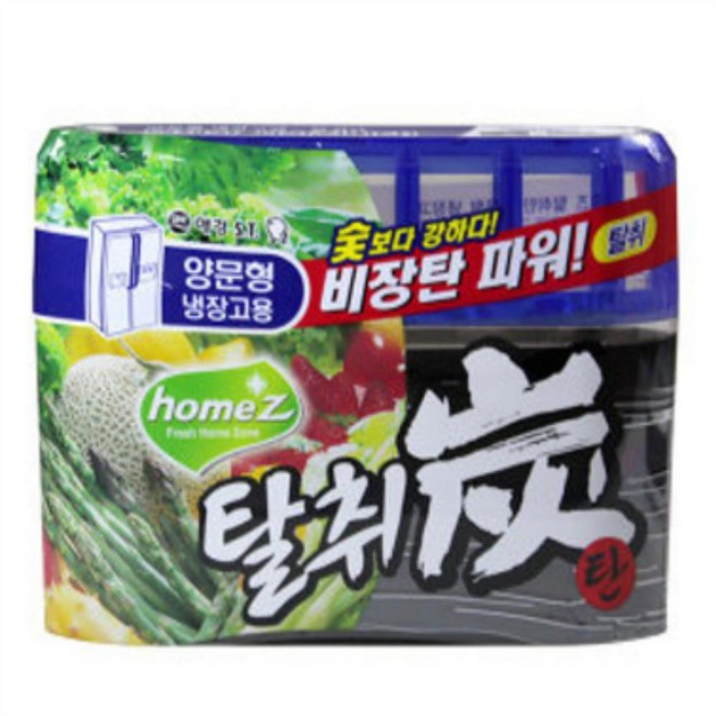 애경 ST 탈취탄 비장탄 양문형냉장고용, 240g, 10개