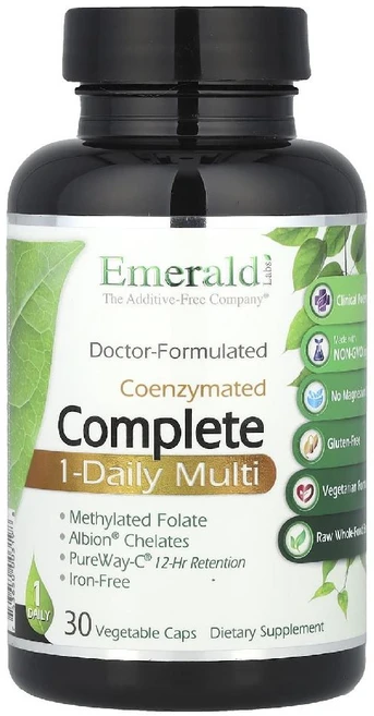 에머랄드 코엔자이메이티드 컴플리트 CoEnzymated Complete 원 데일리 30정, 1개 - 쿠팡