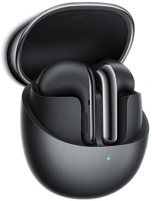 샤오미버즈4 무선 블루투스 이어폰 노이즈 캔슬링 하프 인이어 고음질 스포츠 TWS, 블랙