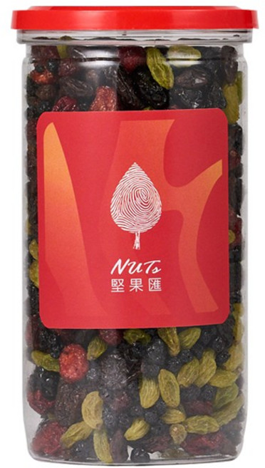堅果匯NUTS 綜合果乾 (紅蓋) 全素 420g, 1個