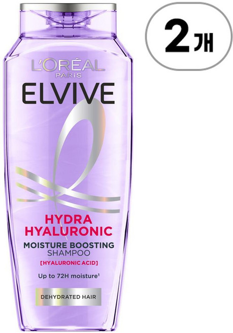 로레알 하이드라 히알루로닉 모이스처 부스팅 샴푸 L'Oreal Hydra Hyaluronic Moisture Boosting Shampoo 700ml, 2개