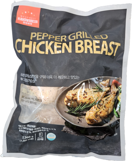 [트레이더스 ] 한트바커 페퍼 그릴 닭가슴살 1.26KG 아이스박스+아이스팩포장, 1개