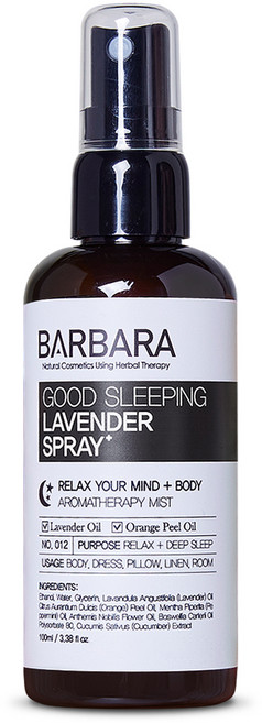 바르바라 굿슬리핑 스프레이, 라벤더, 100ml, 1개