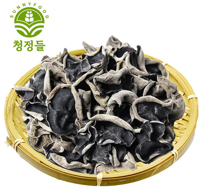 청정들 건목이버섯 흑목이 목이버섯 마른 말린 목이 건나물, 1개, 1kg