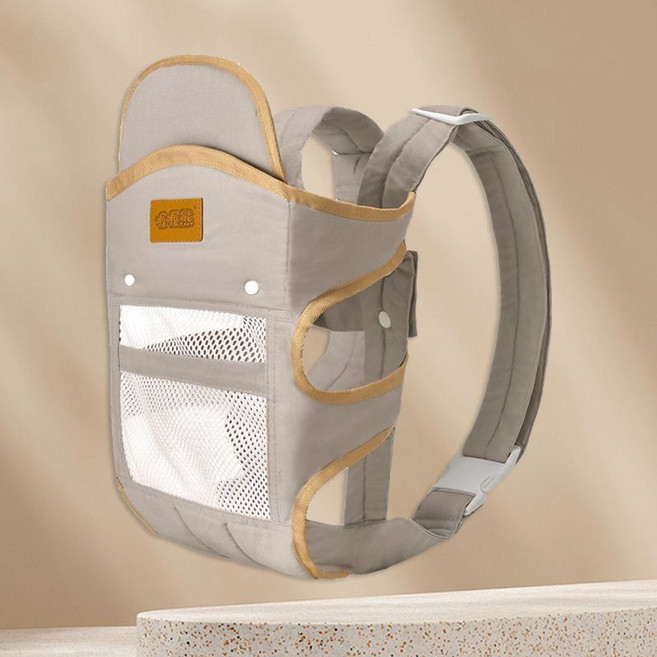 嬰兒揹帶月齡寶寶背娃兩用外出簡易抱式孩子神器多功能, 太空灰色嬰兒揹帶/網款