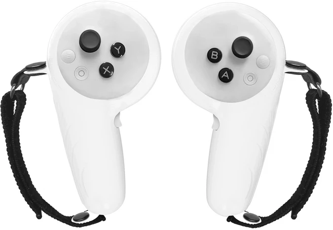 Pico 4 Ultra 컨트롤러 핸들 커버 실리콘 보호 그립 VR 게임 액세서리, 02 white