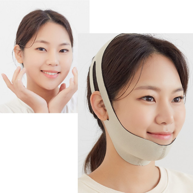 턱밑살제거 불독살제거 사각턱교정 볼처짐리프팅 주걱턱교정기, 1개, 블랙