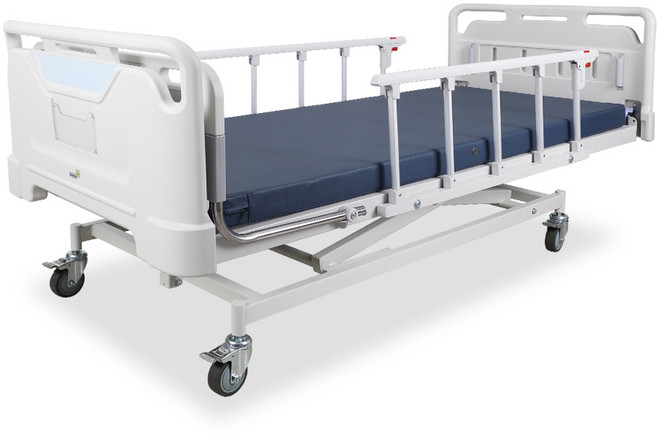 환자용 병원침대 가정용 간병 노인 높이조절 전동 3모터 MD-733A 매트포함