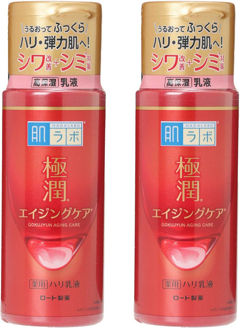 하다라보 고쿠쥰 에이징 케어 탄력 로션, 2개, 140ml