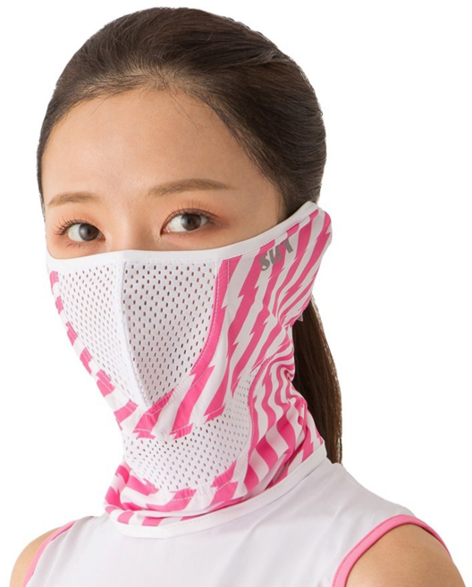 수이골프 J형 스포츠 마스크 골프 등산 조깅 바이크, J-06 번개 핑크, 1개