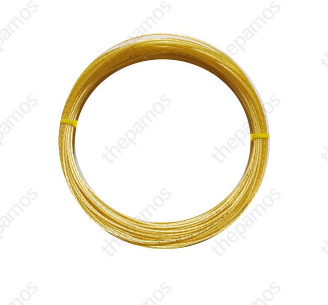 럭실론 테니스거트 4G 스트링 내구성 우수한 테니스라켓줄 고탄력 테니스장비용, 1개, 골드 4G 거친 1.25/12.2M