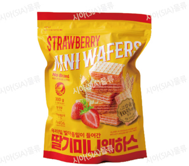 노브랜드 딸기미니웨하스 300g, 2개