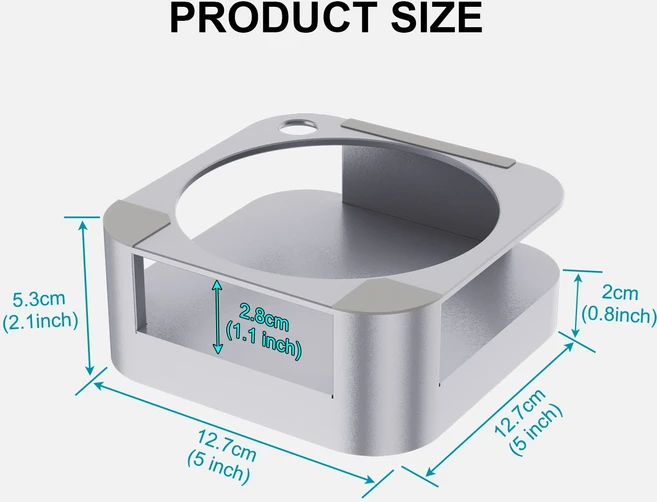 Mac Mini M4/M4 Pro용 USB 3.0 허브 Type-C A 도킹 스테이션 노트북 PC 액세서리용 4포트 어댑터, 01 without Hub