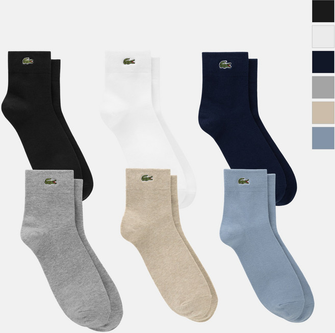 라코스테 남성용 베이직 피케 삭스 RA019E-56G