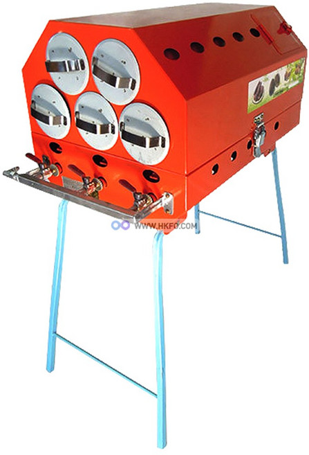 LPG용 가스식 국내산 업소용 접이식 거치대 군고구마기계 고구마굽는기계 군고구마통