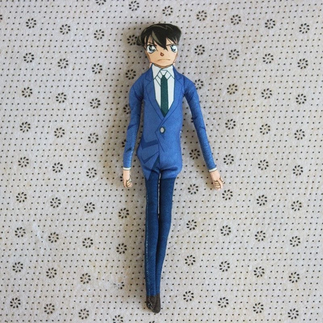 명탐정 코난 남도일 유미란 포즈 인형 철사 뼈 이상한 웃긴 솜인형, 쿠도 신이치