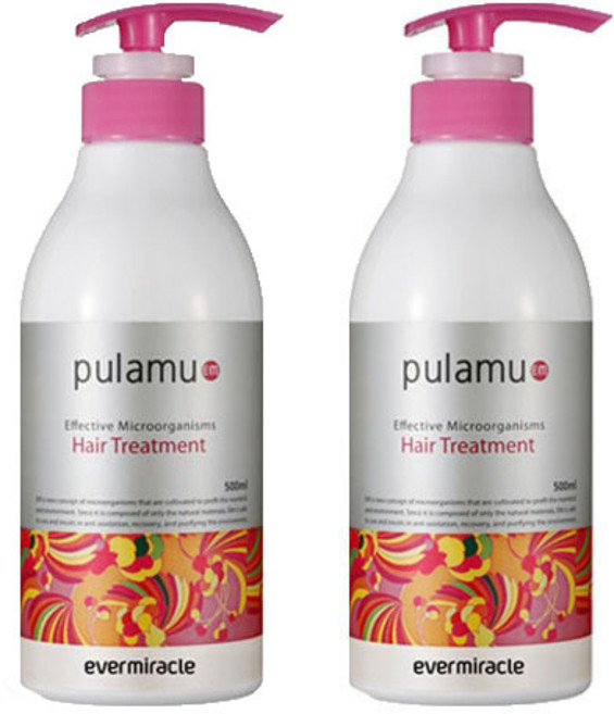 풀라무 EM 헤어 트리트먼트, 500ml, 2개