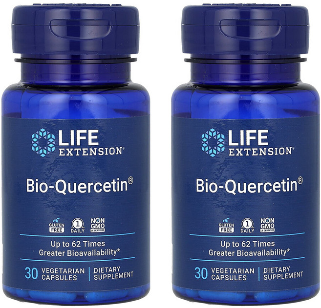 라이프익스텐션 바이오 퀘르세틴 30정 Life Extension Bio-Quercetin, 2개