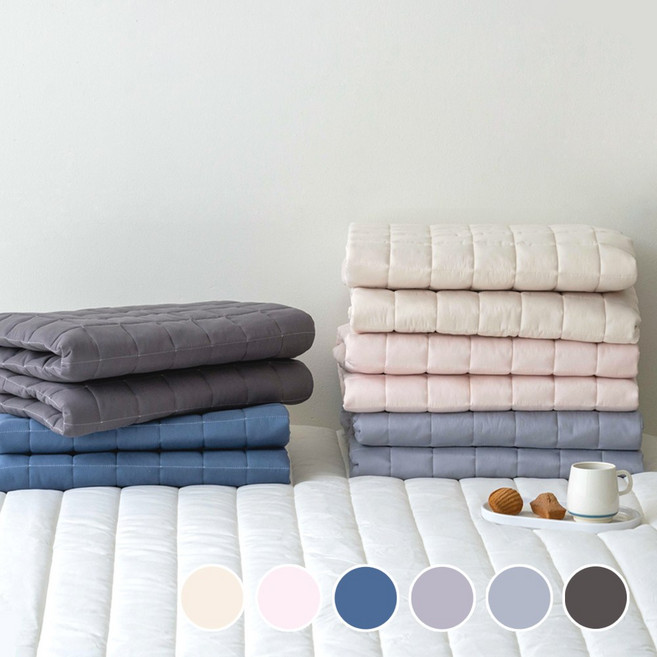 스잠 국내산 모던데이 고정밴드형 침대패드 MS/S/SS/Q사이즈, 딥블루