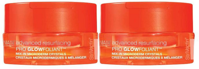 StriVectin 스트라이벡틴 Pro GlowFoliant Mix-In Microderm Crystals for Exfoliation 2팩, 2개