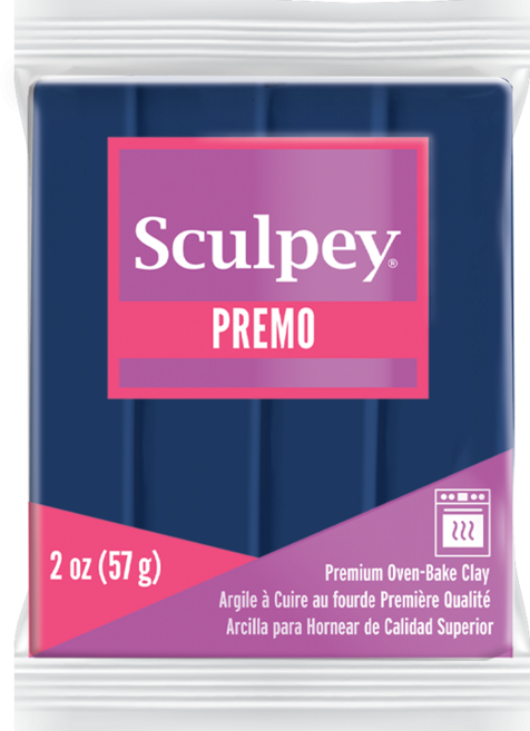 스컬피 프레모 57g (Premo 2oz) 전문가용 폴리머클레이, Navy