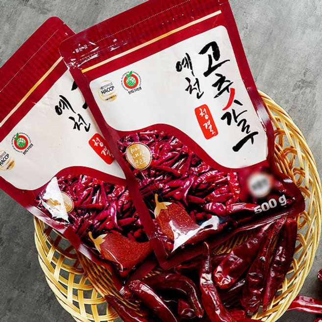 예천 화건 고춧가루 보통맛 500gx6, 3kg, 1개