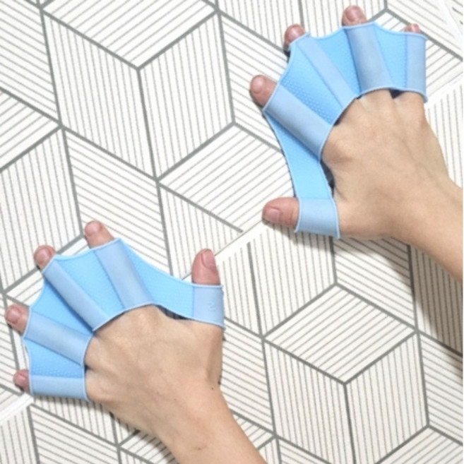 우빅 손가락오리발 S 물놀이장갑 손가락물갈퀴 수영장갑