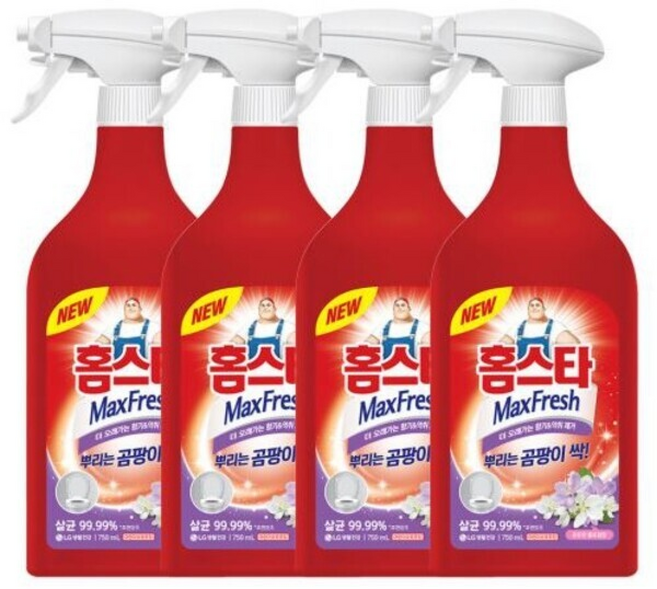 홈스타 뿌리는 곰팡이싹, 750ml, 4개