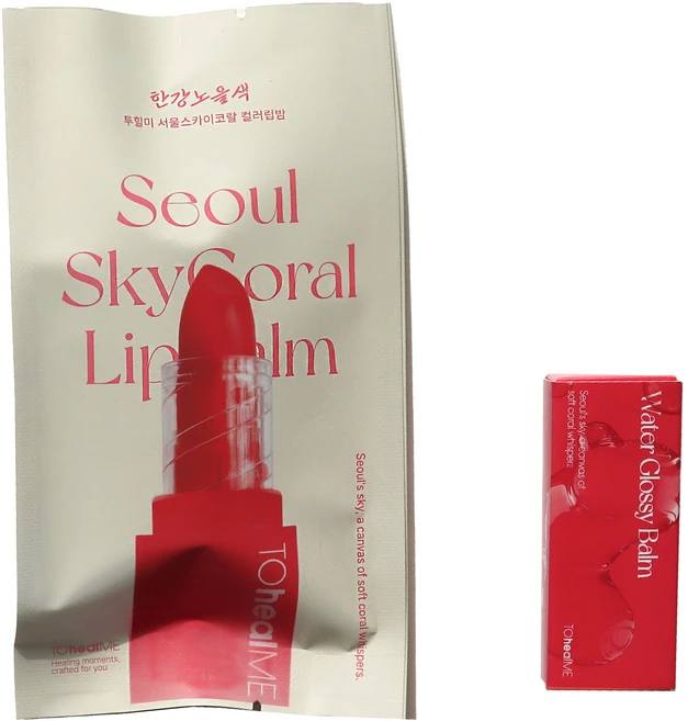 컬러립밤 서울색 x 투힐미 (서울스카이코랄 핑크 워터글로시밤), 1개, 3g - 쿠팡