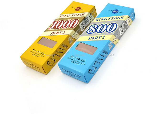 마츠나가 스톤 킹숫돌 파트2 800 1000 방 중간 숫돌 칼가는돌 숯돌 가죽공예 칼갈기 칼갈이, #1000, 1개