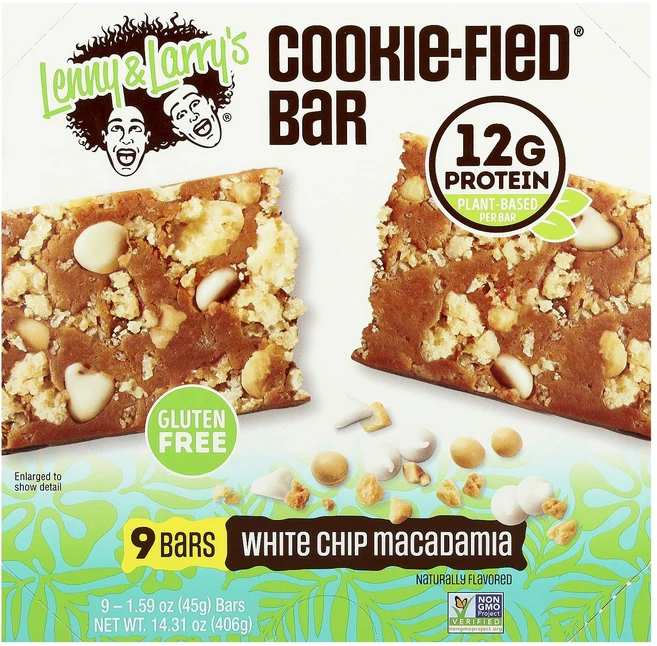 지금 곧 품절됩니다 Lenny & Larry's Cookie-Fied® 바 화이트칩 마카다미아 바 9개 개당 45g(1.59oz) 서둘러주시면 감사하겠습니다, LennyLarrysCookieFied바화이트칩마카다미 - 쿠팡