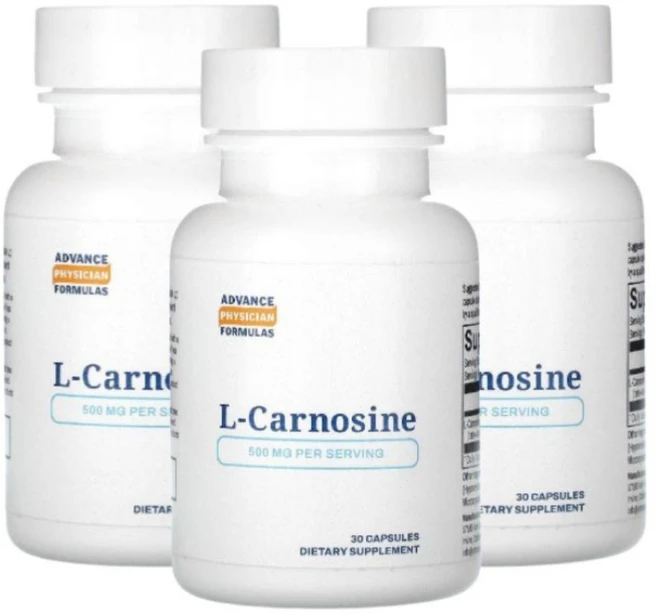 Advance Physician Formulas Inc L-카르노신 500mg L-Carnosine, 3개, 30정 - 쿠팡