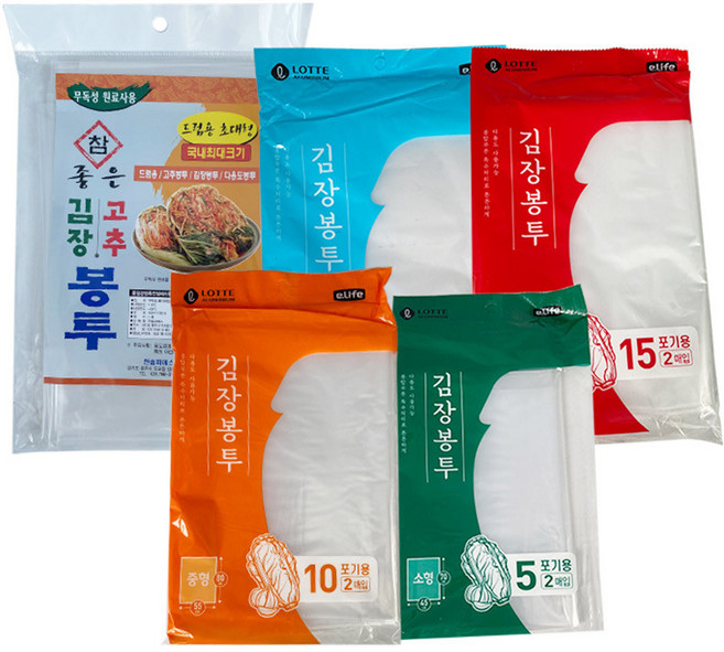 롯데 김장봉투, 소형(약5포기), 1개