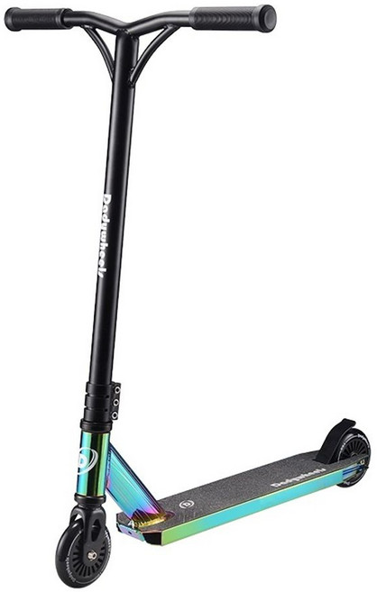 스턴트 스쿠터 360 두발 수동 묘기 성인 킥보드, 입문용 흑백 그리드 1.21.6m, 1개