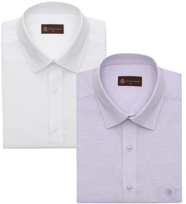 인디안 남성 브루노바피 클래식 여름 드레스셔츠 정장 반팔 남방 MACTS4M3111