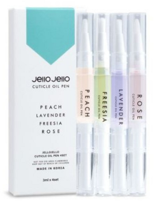 젤로젤로 큐티클 네일 오일펜 4종 세트, 12ml, 5세트