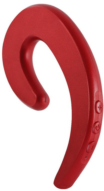 블루투스 4 1 이어폰 무선 단일 귀 뼈 전도 헤드셋 마이크 포함 경량 무통 스포츠용