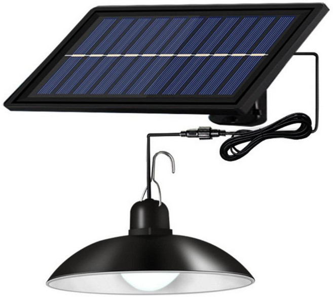 太陽能吊燈 三段亮度可調 ABS材質, 單燈白光