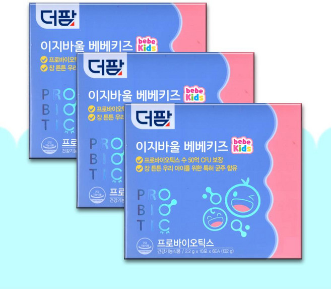 더팜 이지바울 베베키즈 60포, 3박스, 60회분