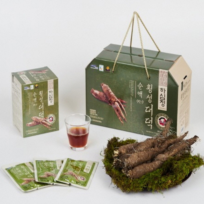찬들마루 국내산 횡성 무첨가 100％ 하심정 더덕순액 99.9 30포