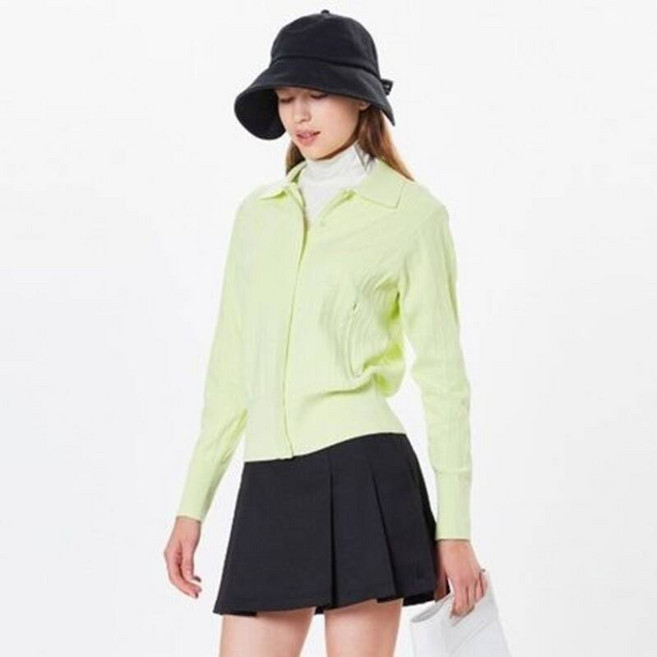 정품 볼빅골프 여성 니트 풀오버 라운딩웨어 라운딩패션 골프패션 운동패션 테니스룩 LE122