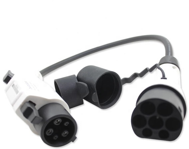 전기차 충전변환젠더 7핀 to 5핀 충전 어답터