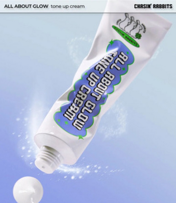 체이싱래빗 올어바웃 글로우 톤업크림 1+1, 화이트, 2개, 50ml