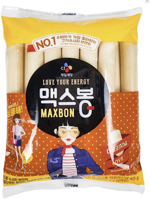 CJ제일제당 맥스봉 더오리지널 아이간식 어육소세지 탕비실간식 간편 간식소시지, 525g, 3세트