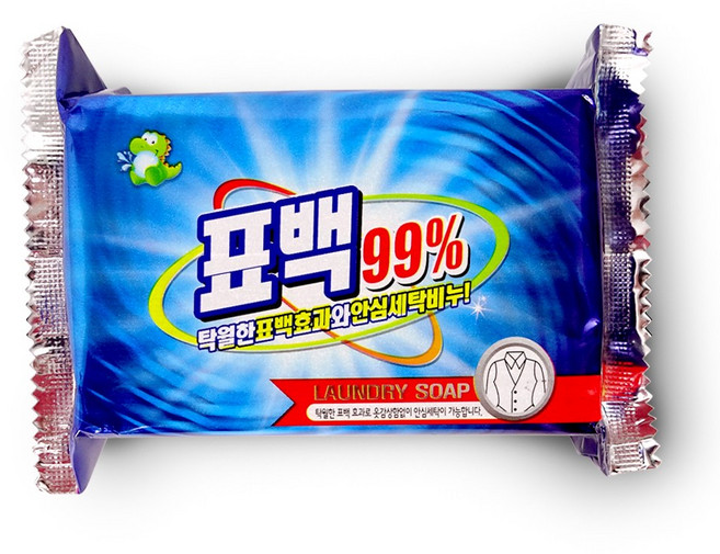 99% 표백비누 세탁비누 200g 빨래비누 살균비누, 1개