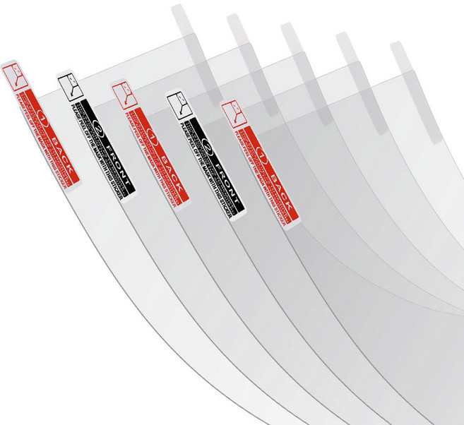 HzdaDeve 6PCS 스크린 프로텍터 커버 S4 유리에 6s 3D Xs Note, 6 6인치 모노2 보호필름 5매