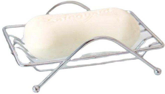 2p/3p구성 스틸 비누받침 스텐 비누 받침대 케이스 욕실 비누걸이 홀더 비누대, 1개, 사각