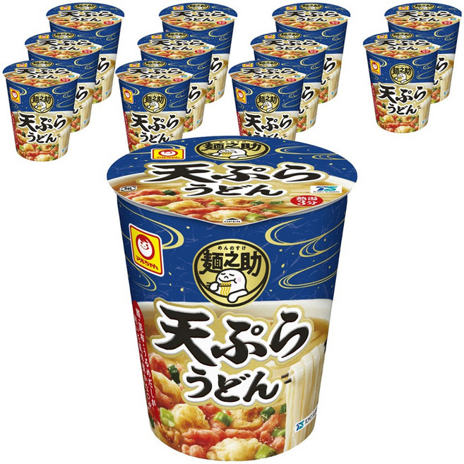 Maruchan 杯裝天婦羅烏龍麵 60g, 12入